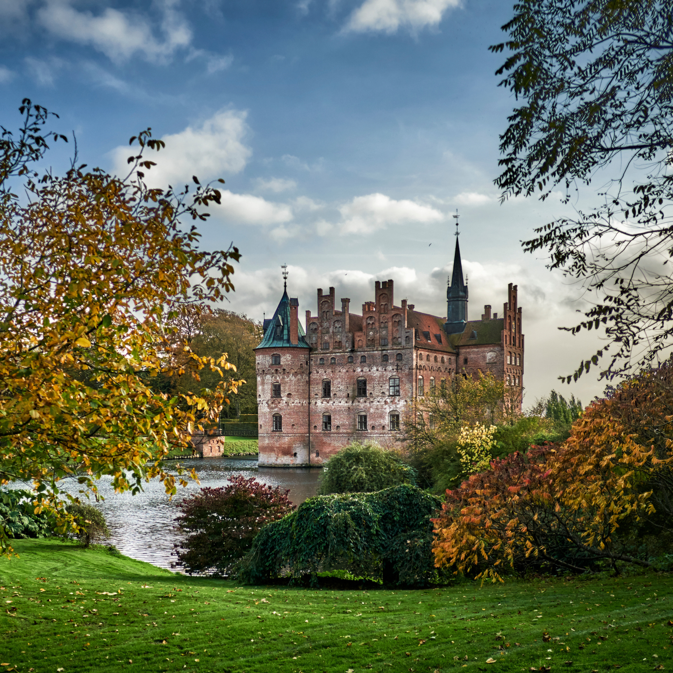Egeskov slot efterår
