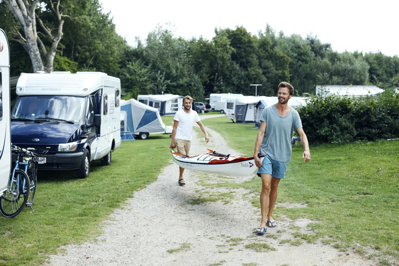 campingplads, svendborg, kajak