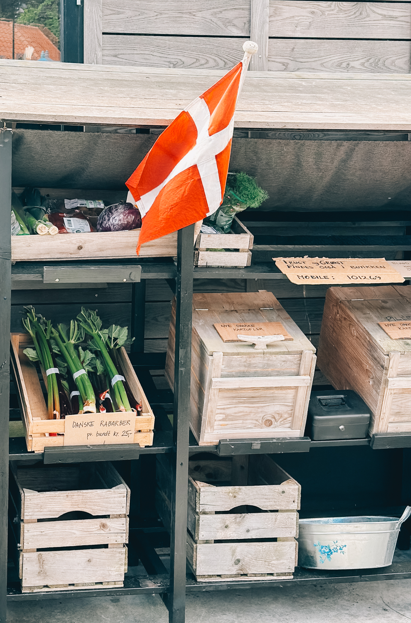 vejbod, lokale grønsager i Lundeborg, Svendborg