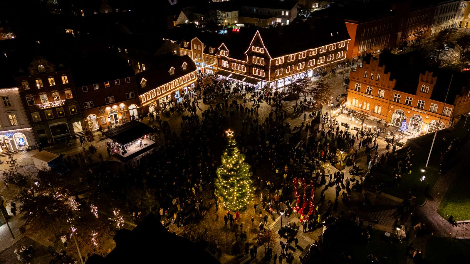 Juletræstænding Svendborg