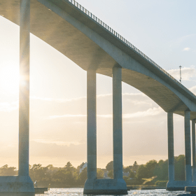 Svendborgsundbroen, Sommer ved Sundet